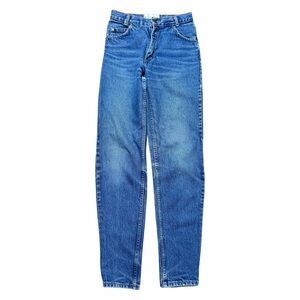 Vintage 1980s Women’s Rifle High Waisted Tapered Blue Jeans Size 12